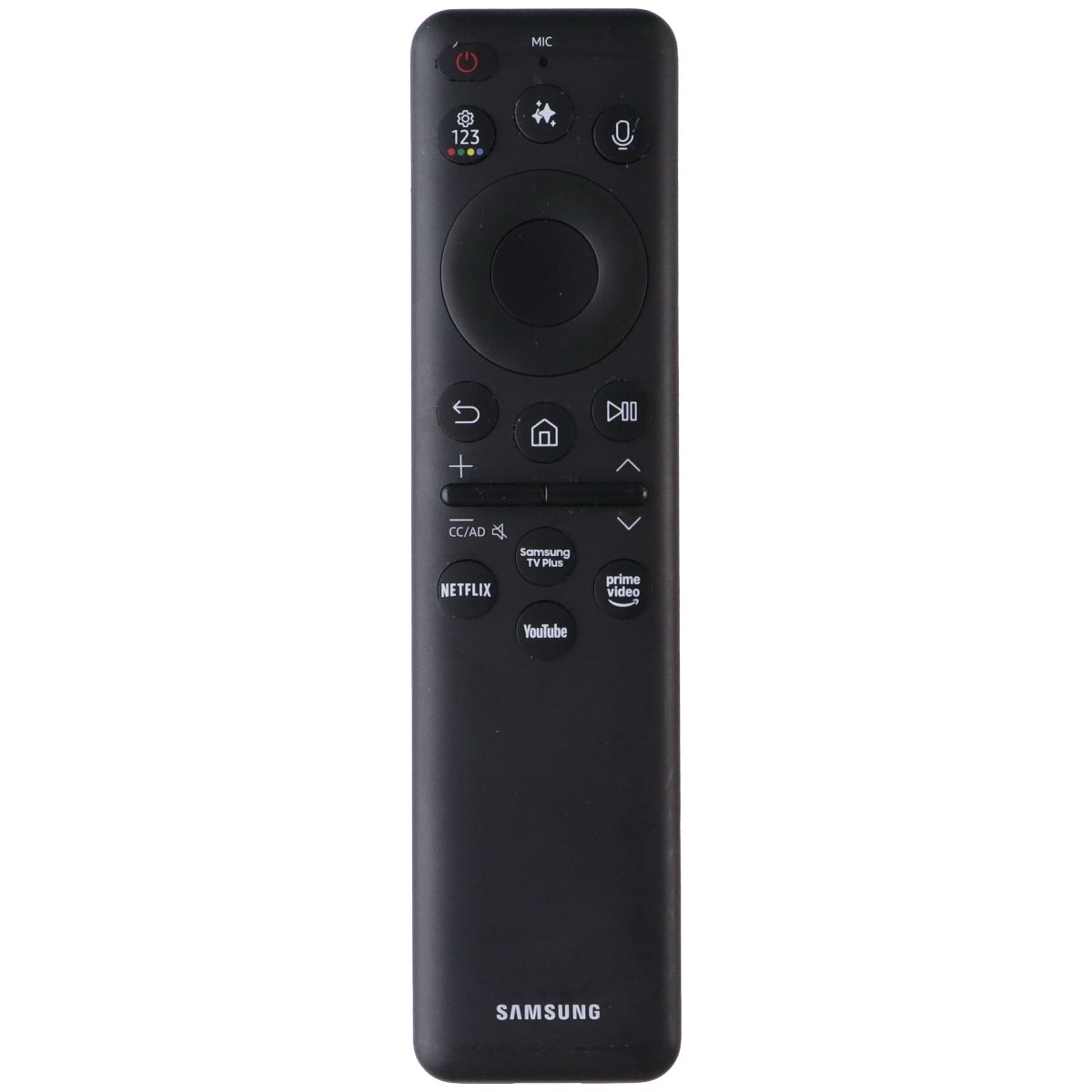 Samsung TM2660H Solar Voice Control TV Remote (BN59-01515A) with Hotkeys - Black
