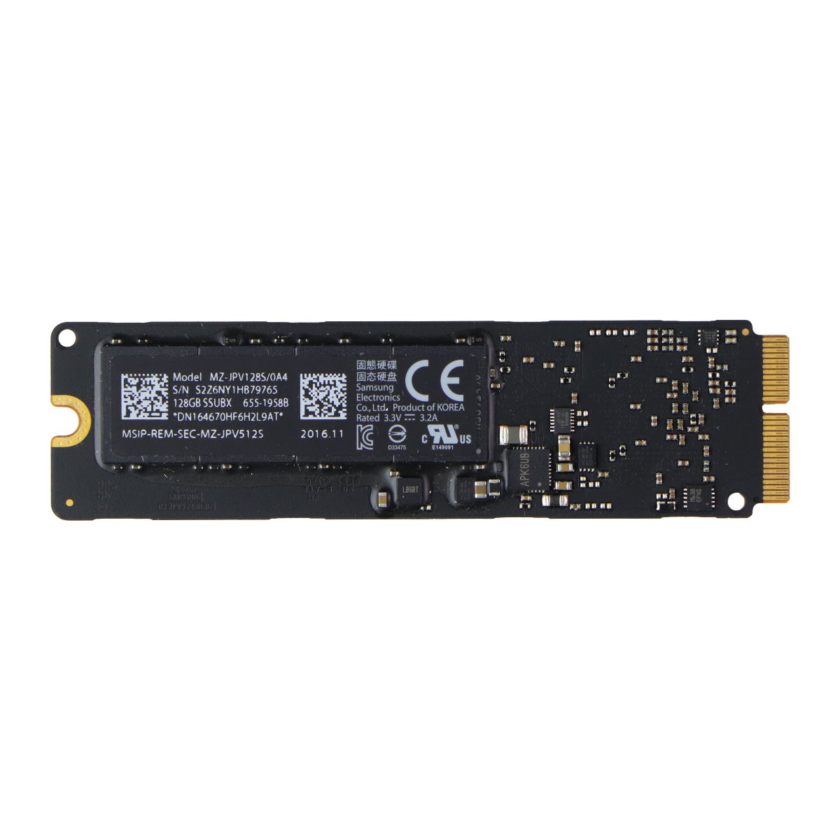 Samsung 128GB MLC PCIe 3.0 x4 SSUBX SSD MZ-JPV128S/0A4 Digital Storage - Solid State Drives Samsung - Simple Cell Bulk Wholesale Pricing - USA Seller