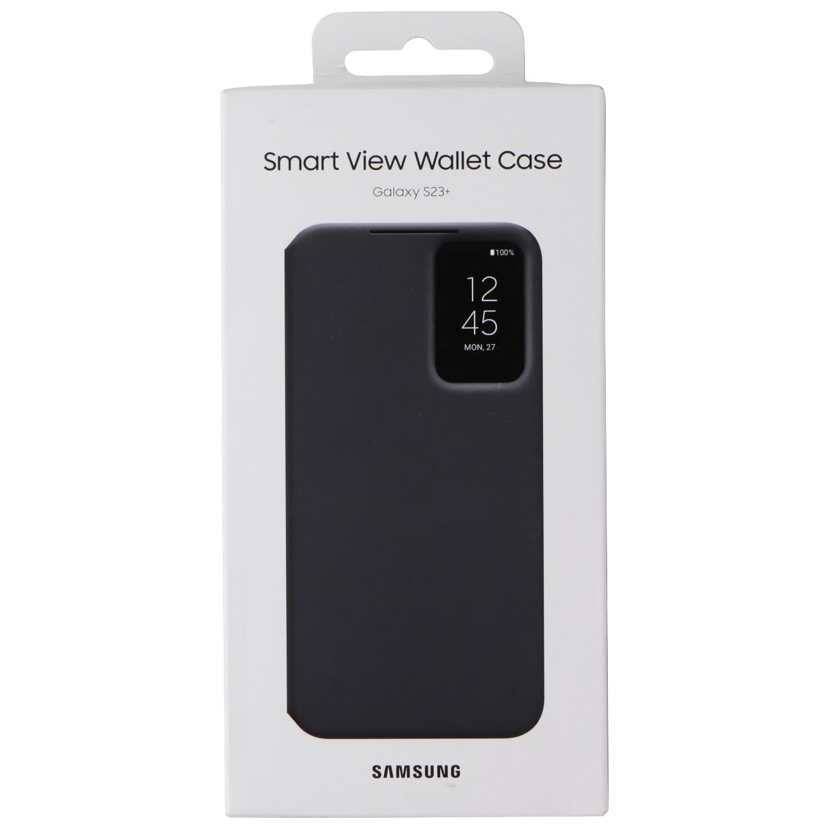 Samsung Smart View Wallet Case for Galaxy S23+ (Plus) - Black Cell Phone - Cases, Covers & Skins Samsung    - Simple Cell Bulk Wholesale Pricing - USA Seller
