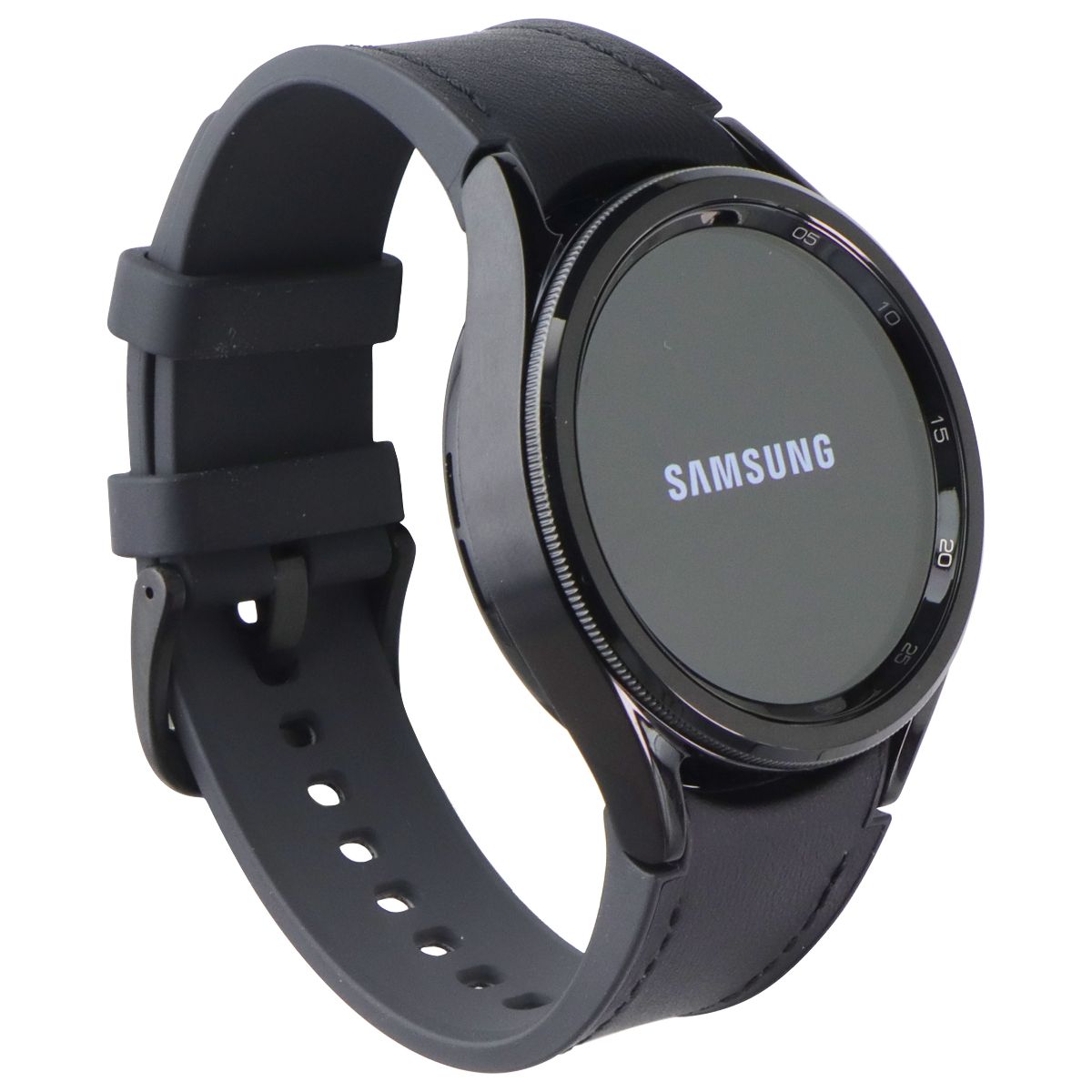 Samsung Galaxy Watch6 Classic (43mm) LTE + Bluetooth (SM-R955U) - Black/Black Smart Watches Samsung - Simple Cell Bulk Wholesale Pricing - USA Seller