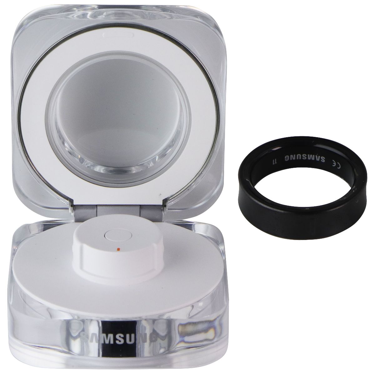 Samsung Galaxy AI Smart Ring Bluetooth Fitness Tracker - Size 11/Titanium Black