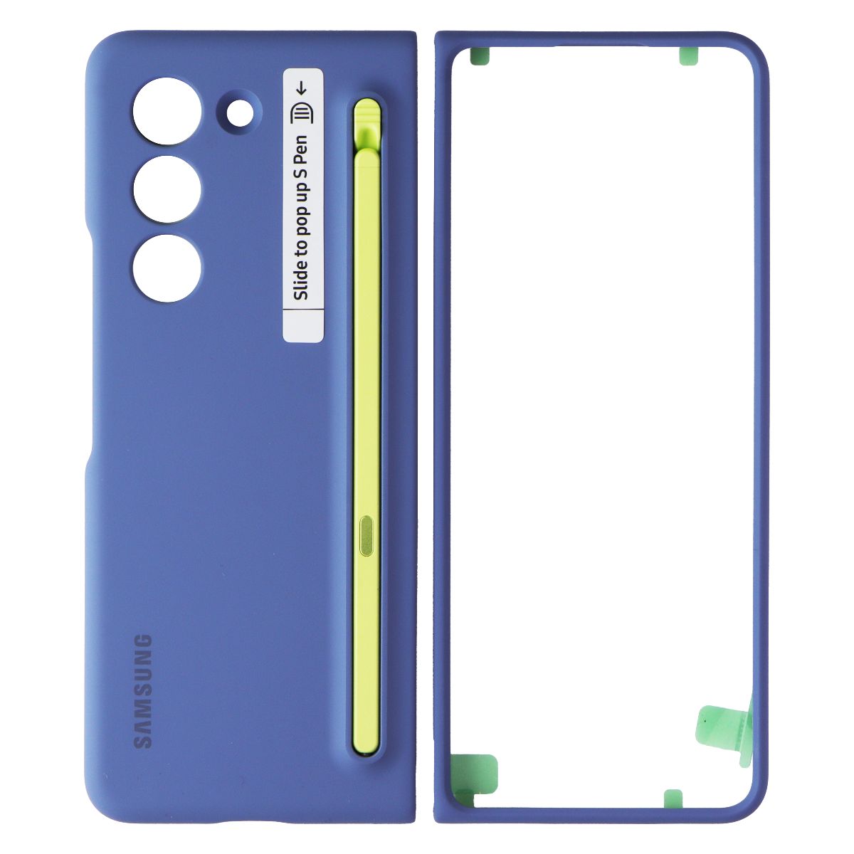 Samsung Slim S Pen Case for Galaxy Z Fold5 - Blue Cell Phone - Cases, Covers & Skins Samsung - Simple Cell Bulk Wholesale Pricing - USA Seller