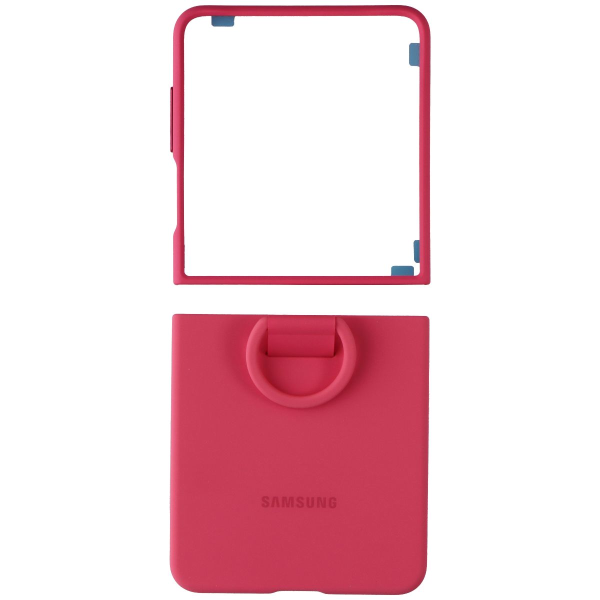 Samsung Official Ring Case (Silicone) for Galaxy Z Flip7 - Coral Red