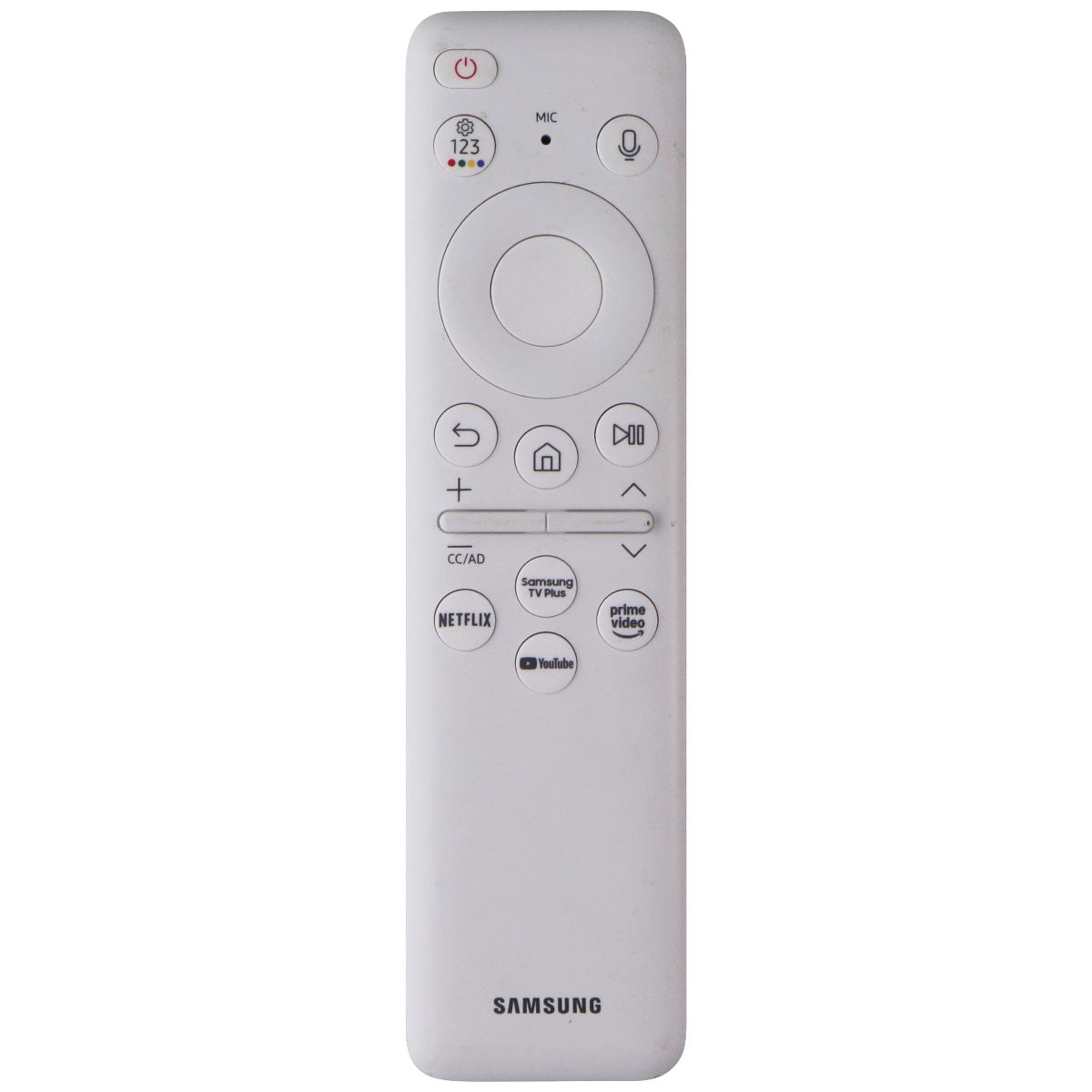 Samsung TM2361E Solar Charge Voice Remote (BN59-01494A) for Samsung TVs - White TV, Video & Audio Accessories - Remote Controls Samsung - Simple Cell Bulk Wholesale Pricing - USA Seller