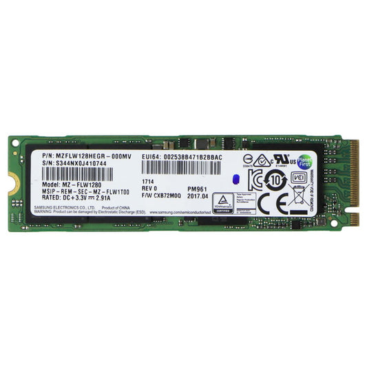 Samsung M.2 NVMe 128GB SSD Internal Storage - (MVZFLW120HEGR / MZ-FLW1280) Digital Storage - Solid State Drives Samsung    - Simple Cell Bulk Wholesale Pricing - USA Seller