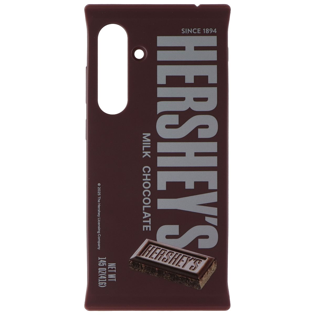 Samsung Hershey's Milk Chocolate Snack Case for Galaxy S25+ (Plus) - Brown Cell Phone - Cases, Covers & Skins Samsung - Simple Cell Bulk Wholesale Pricing - USA Seller