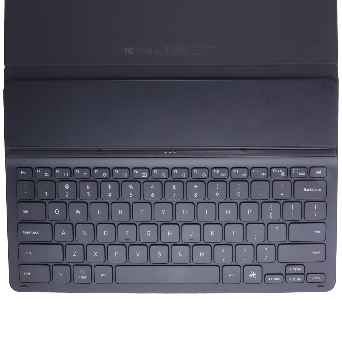 Samsung Book Cover Keyboard Slim for Galaxy Tab S10+/S9+/S9 FE+/ Black (AI KEY)