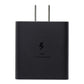 Samsung (50W) Power Adapter Duo USB-C Wall Charger with Cable - Black (EP-T5020) Cell Phone - Cables & Adapters Samsung - Simple Cell Bulk Wholesale Pricing - USA Seller