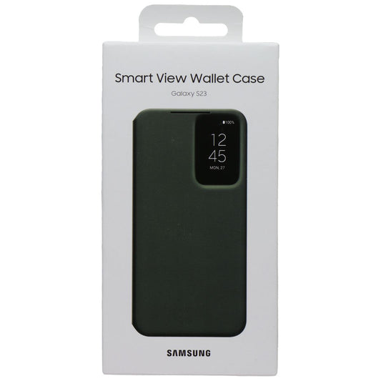 Samsung Smart View Wallet Case for Galaxy S23 - Green Cell Phone - Cases, Covers & Skins Samsung    - Simple Cell Bulk Wholesale Pricing - USA Seller