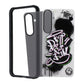 Samsung Flipsuit Rugged Case for Galaxy S25+ (Plus) - Black/Urban Art Graffiti Cell Phone - Cases, Covers & Skins Samsung - Simple Cell Bulk Wholesale Pricing - USA Seller