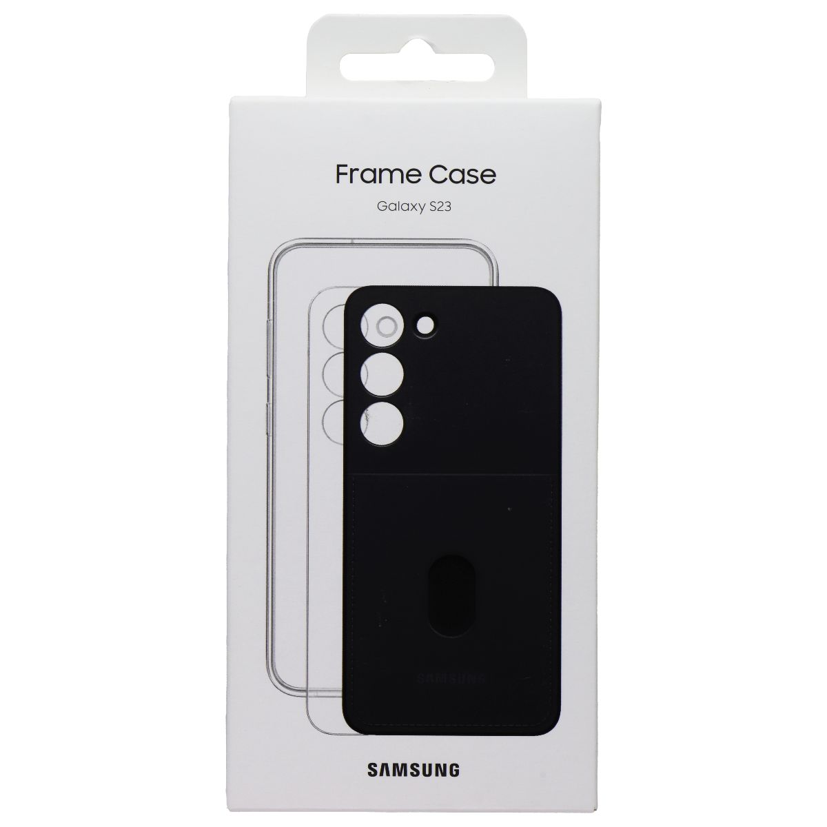 Samsung Frame Case for Galaxy S23 - Black Cell Phone - Cases, Covers & Skins Samsung - Simple Cell Bulk Wholesale Pricing - USA Seller