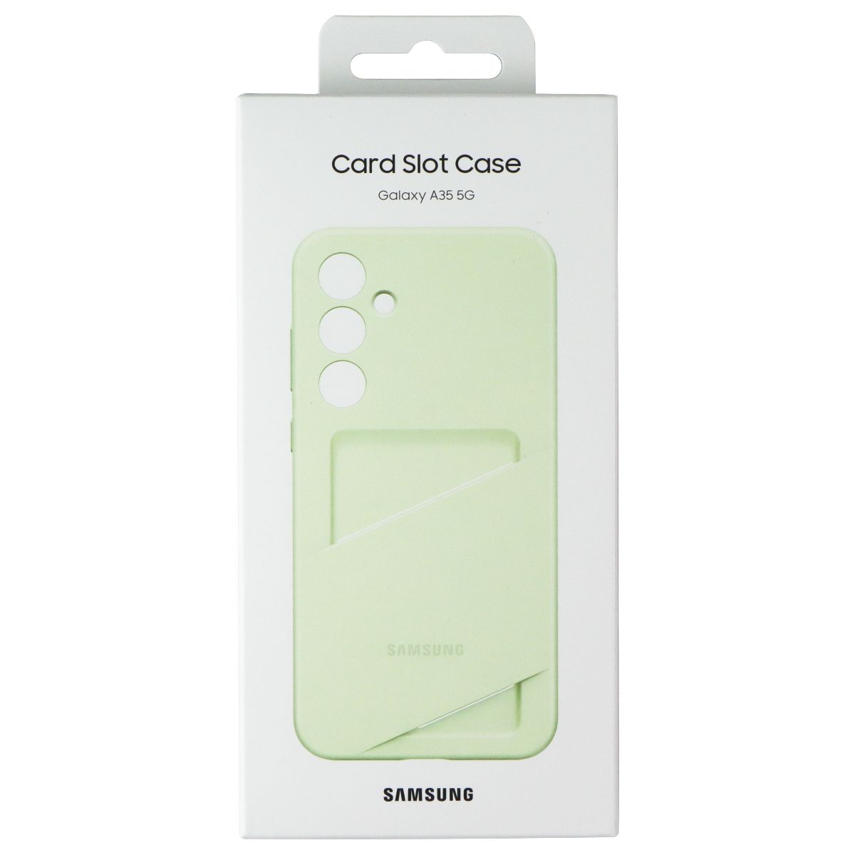 Samsung Official Card Slot Cover Case for Galaxy A35 5G - Lime Cell Phone - Cases, Covers & Skins Samsung - Simple Cell Bulk Wholesale Pricing - USA Seller