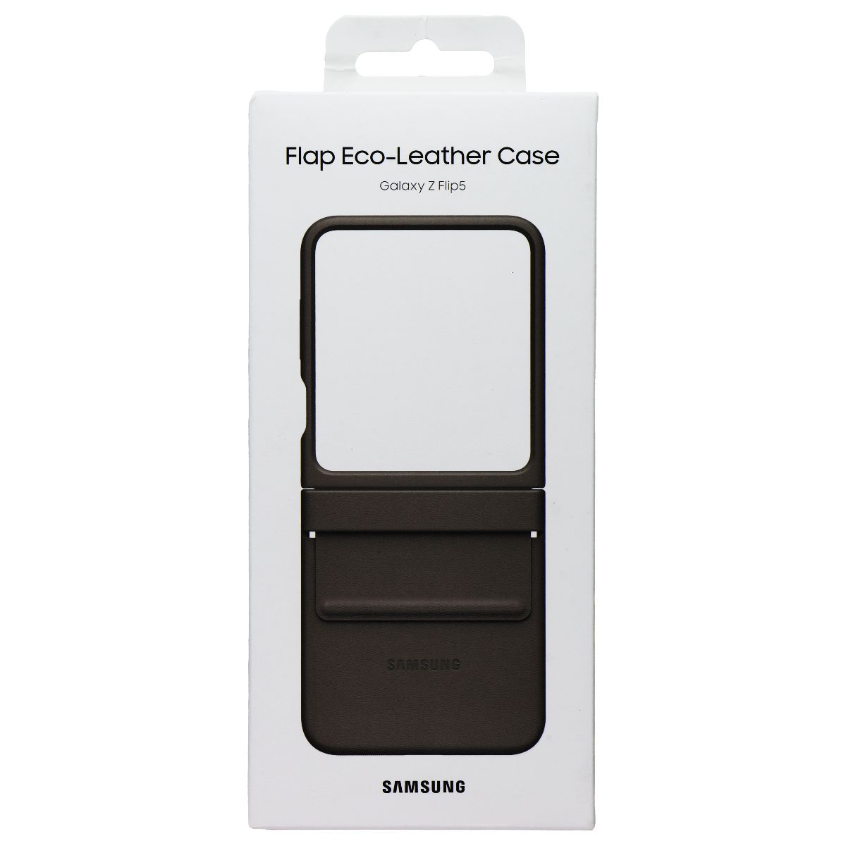 Samsung Flap Eco-Leather Case for Samsung Galaxy Z Flip5 - Etoupe Cell Phone - Cases, Covers & Skins Samsung    - Simple Cell Bulk Wholesale Pricing - USA Seller