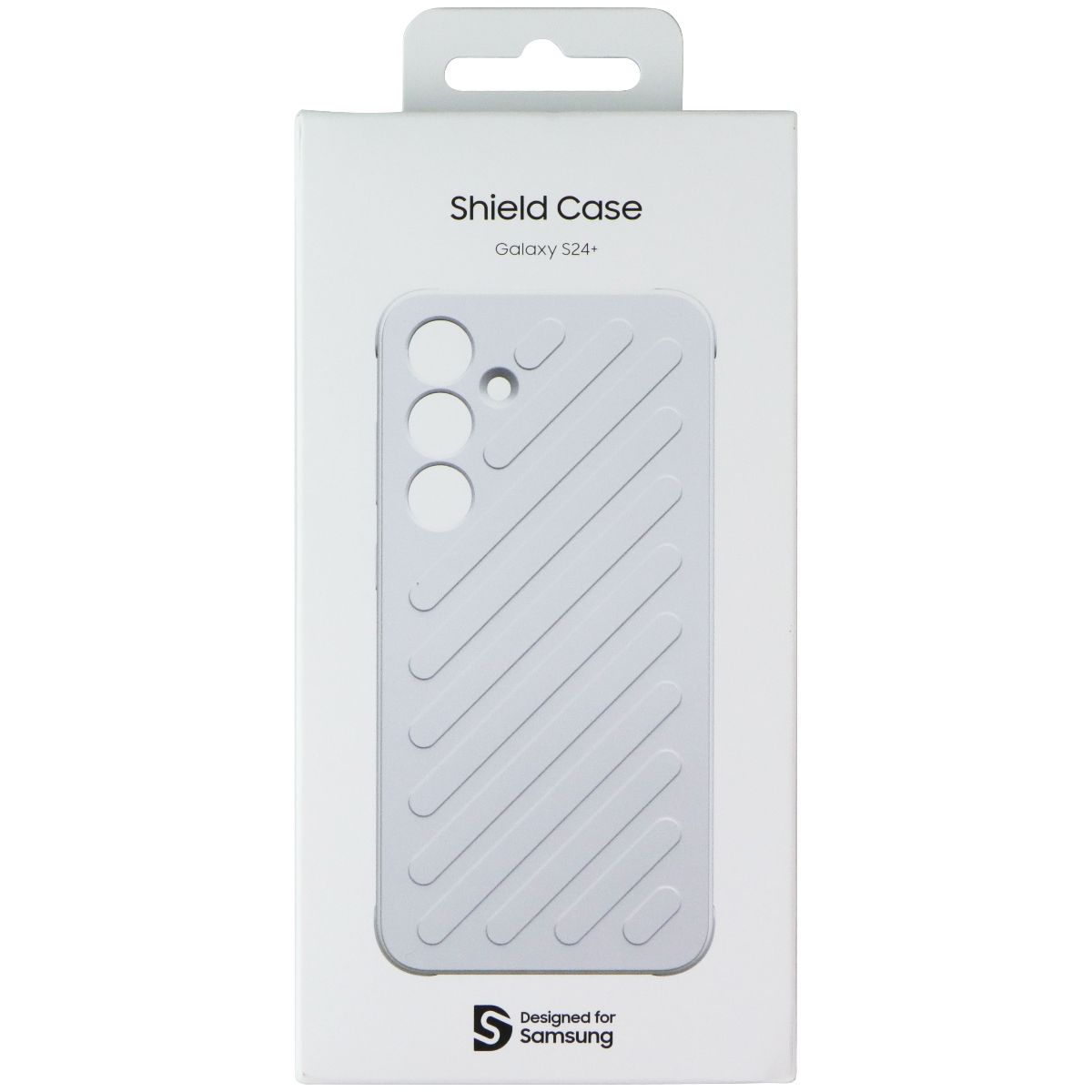 Samsung Official Shield Case for Samsung Galaxy S24 Plus - Light Grey Cell Phone - Cases, Covers & Skins Samsung - Simple Cell Bulk Wholesale Pricing - USA Seller