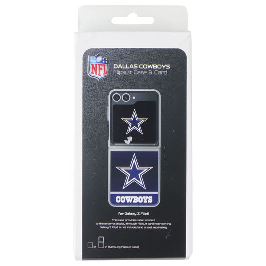 Samsung Official Flipsuit Case and Card for Galaxy Z Flip6 - NFL Dallas Cowboys Cell Phone - Cases, Covers & Skins Samsung - Simple Cell Bulk Wholesale Pricing - USA Seller