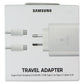 Samsung 45W Travel Adapter (AUSTRALIAN) + USB-C to USB-C Cable - White Cell Phone - Cables & Adapters Samsung - Simple Cell Bulk Wholesale Pricing - USA Seller