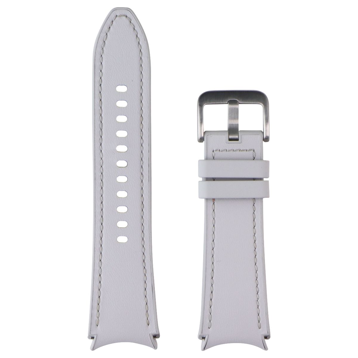 Samsung Hybrid Eco-Leather Band for Galaxy Watch 6/5/4 - 20mm S/M - Gray Smart Watch Accessories - Watch Bands Samsung - Simple Cell Bulk Wholesale Pricing - USA Seller