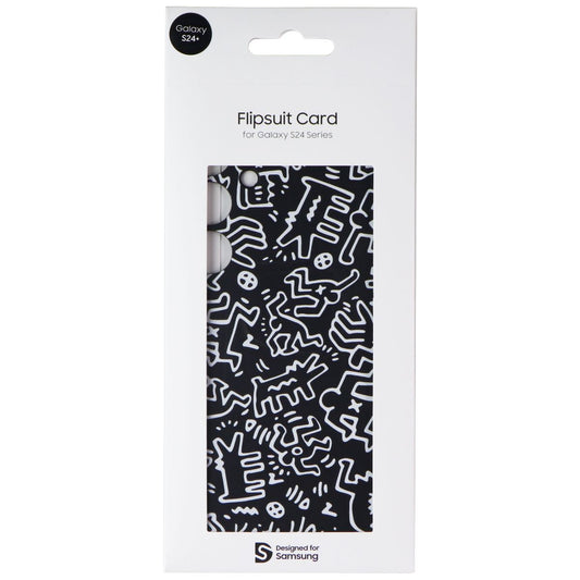 Samsung Interactive Flipsuit Card for Galaxy S24+ (Plus) - Keith Haring Black