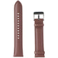 Generic 20mm Genuine Leather Watch Band for 20mm Lugs - Pink Rose/Silver Smart Watch Accessories - Watch Bands Unbranded - Simple Cell Bulk Wholesale Pricing - USA Seller