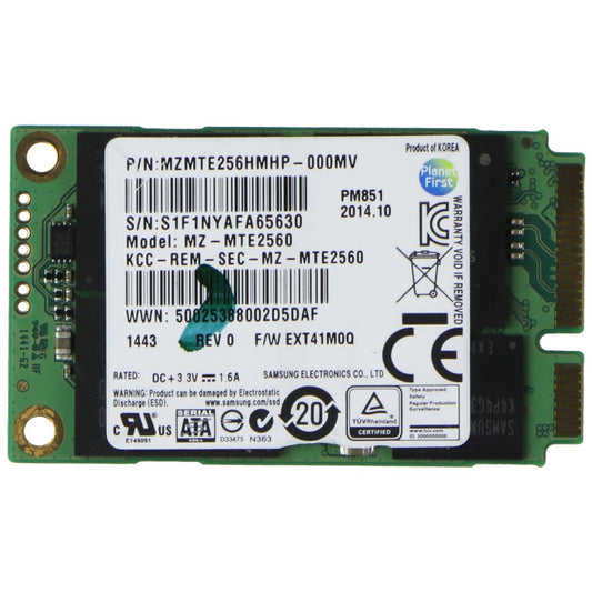 Samsung mSATA 256GB SSD Internal Storage for Dell - (MZMTE256HMHP / MZ-MTE2560) Digital Storage - Solid State Drives Samsung    - Simple Cell Bulk Wholesale Pricing - USA Seller