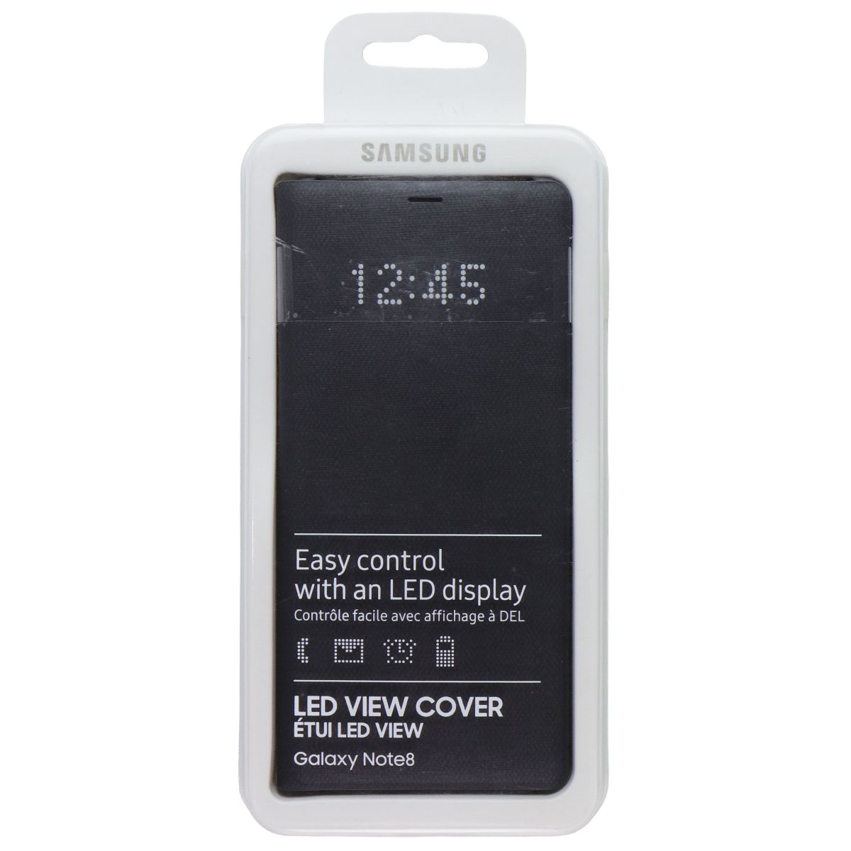 Samsung Official LED View Wallet Cover for Samsung Galaxy Note8 - Black