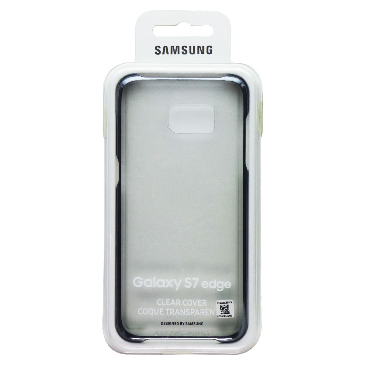 Samsung Galaxy S7 edge Case Clear Protective Cover - Silver Border Cell Phone - Cases, Covers & Skins Samsung - Simple Cell Bulk Wholesale Pricing - USA Seller