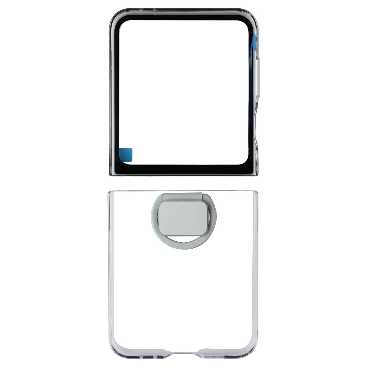 Samsung Official Clear Case with Ring for Samsung Galaxy Z Flip6 - Clear Cell Phone - Cases, Covers & Skins Samsung - Simple Cell Bulk Wholesale Pricing - USA Seller