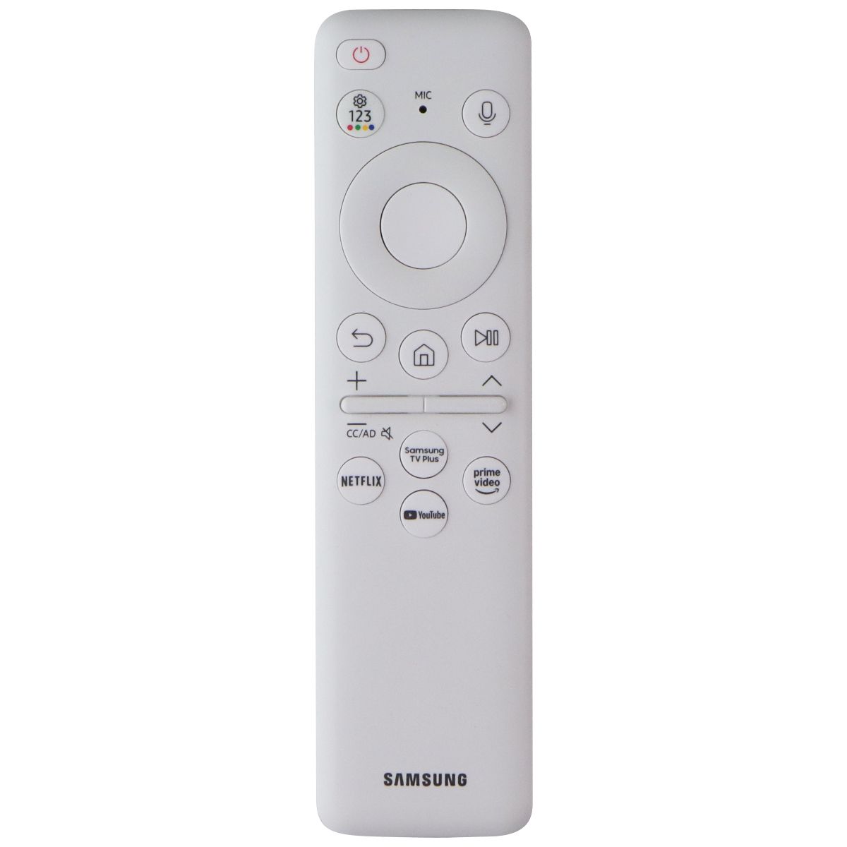 Samsung TM2360S Solar Charge Voice Remote (BN59-01494N) for Samsung TVs - White Keyboards/Mice - Remote Controls & Pointers Samsung - Simple Cell Bulk Wholesale Pricing - USA Seller