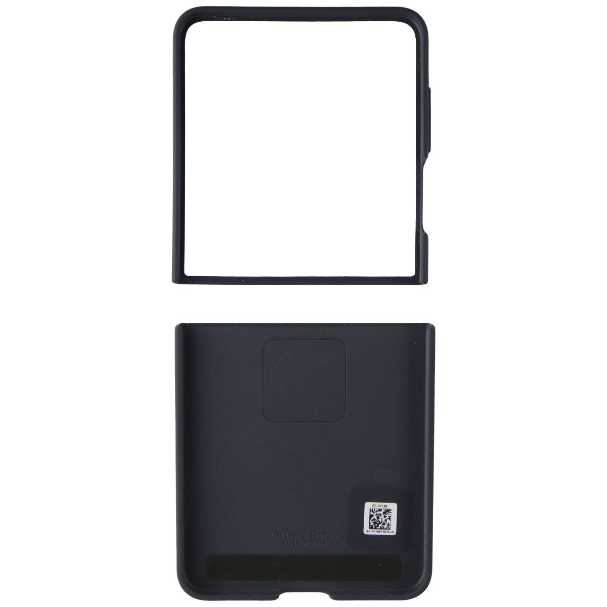 Samsung Official Silicone Ring Case for Samsung Galaxy Z Flip7 - Black Cell Phone - Cases, Covers & Skins Samsung - Simple Cell Bulk Wholesale Pricing - USA Seller