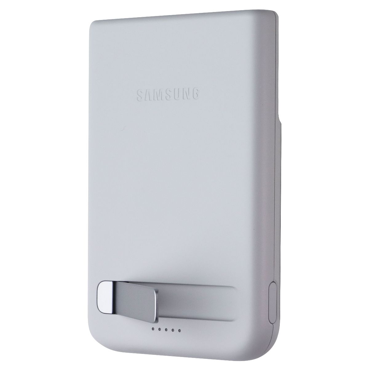 Samsung 5000mAh Magnetic Wireless Battery Pack w/ Built-in Kick Stand - Gray Cell Phone - Chargers & Cradles Samsung - Simple Cell Bulk Wholesale Pricing - USA Seller