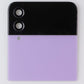 Repair Part OEM Pull Top Back Cover Glass/OLED for Galaxy Z Flip4 (F721) Purple