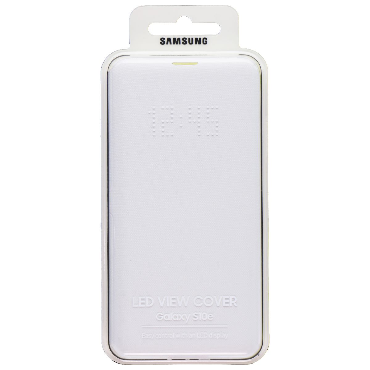 Samsung Official LED View Cover Case for Samsung Galaxy S10e - White Cell Phone - Cases, Covers & Skins Samsung    - Simple Cell Bulk Wholesale Pricing - USA Seller