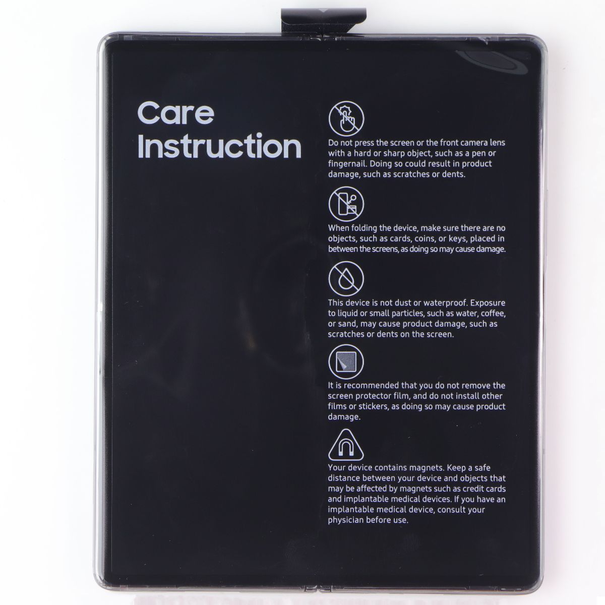 Repair Part SVC LCD Assembly Octa Kit (E/ZN/PF) for Galaxy Z Fold2 F916U Black Cell Phone - Replacement Parts & Tools Samsung - Simple Cell Bulk Wholesale Pricing - USA Seller