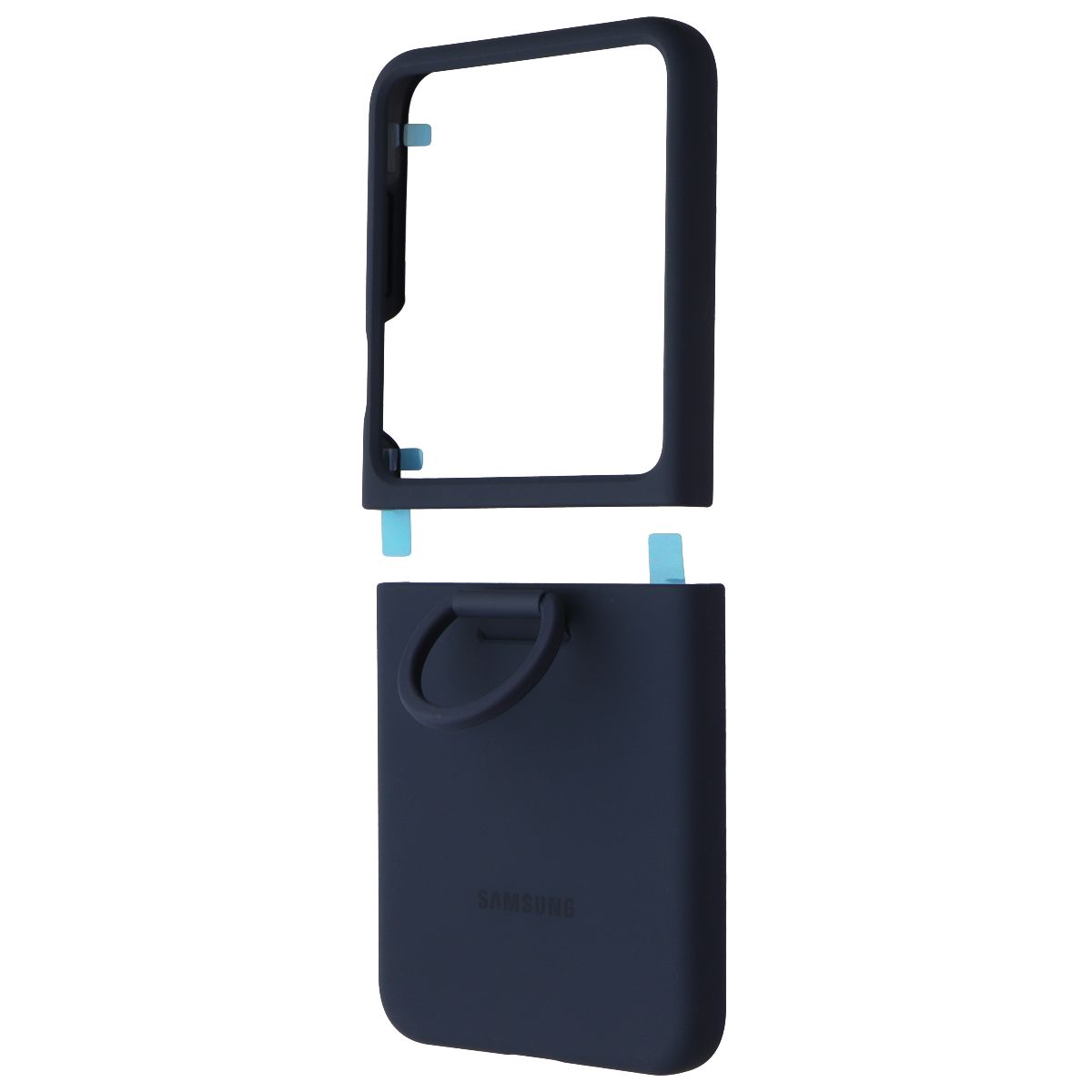 SAMSUNG Official Silicone Cover Case with Ring for Galaxy Z Flip5 - Indigo Blue Cell Phone - Cases, Covers & Skins Samsung - Simple Cell Bulk Wholesale Pricing - USA Seller