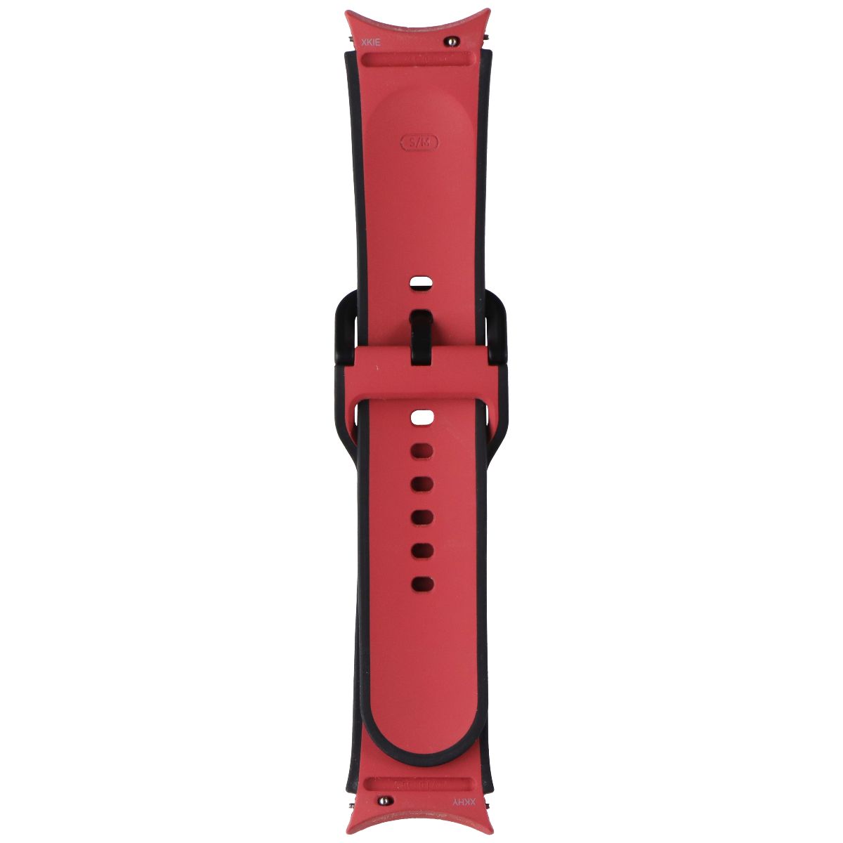 Samsung Sport Band for Galaxy Watch 6/5/4 (20mm) S/M - Red / Black Smart Watch Accessories - Watch Bands Samsung - Simple Cell Bulk Wholesale Pricing - USA Seller