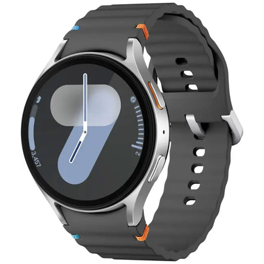 Samsung Galaxy Watch7 (44mm) Bluetooth + Wi-Fi (SM-L310) - Silver/Dark Gray Band Smart Watches Samsung - Simple Cell Bulk Wholesale Pricing - USA Seller