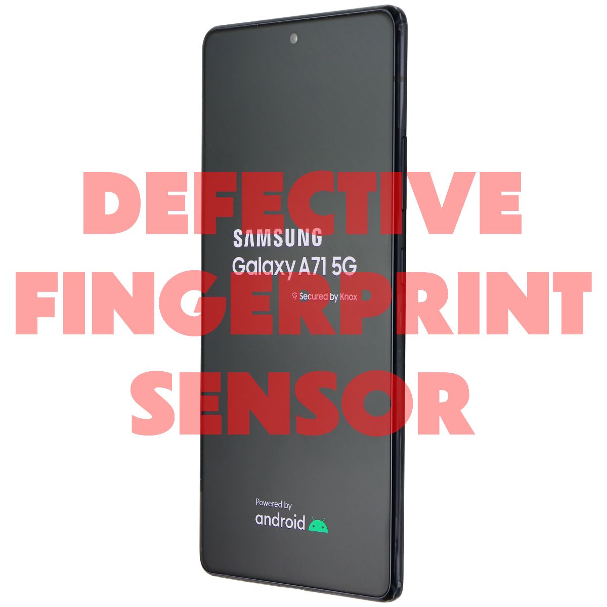 Samsung Galaxy A71 5G (SM-A716U) Unlocked 128GB/Black - Bad Fingerprint Sensor* Cell Phones & Smartphones Samsung    - Simple Cell Bulk Wholesale Pricing - USA Seller