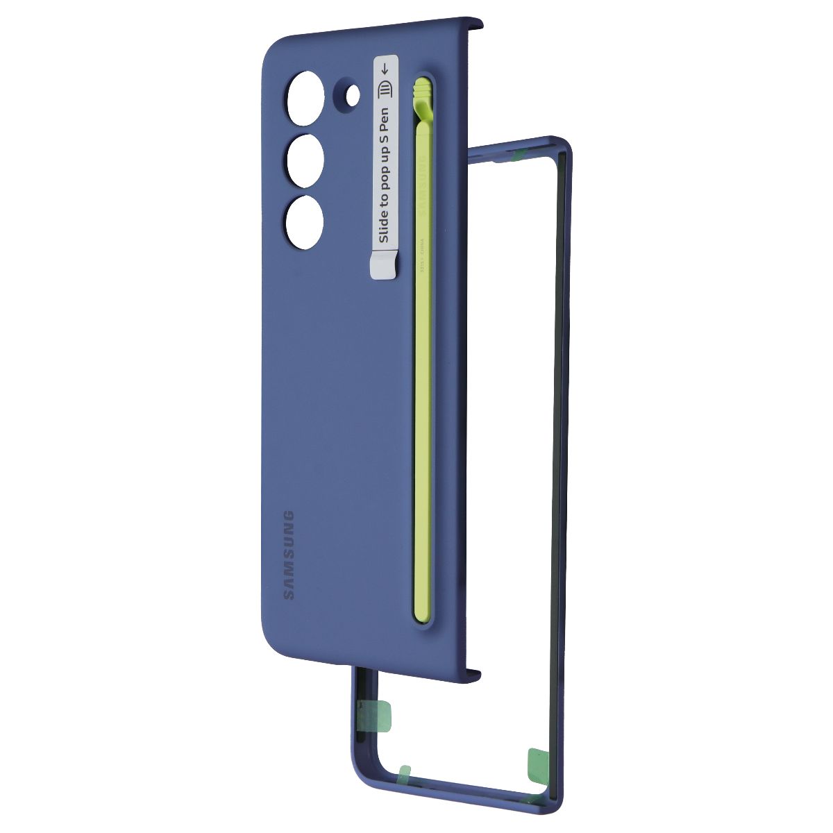 Samsung Official Slim S Pen Case for Samsung Galaxy Z Fold5 - Icy Blue Cell Phone - Cases, Covers & Skins Samsung    - Simple Cell Bulk Wholesale Pricing - USA Seller