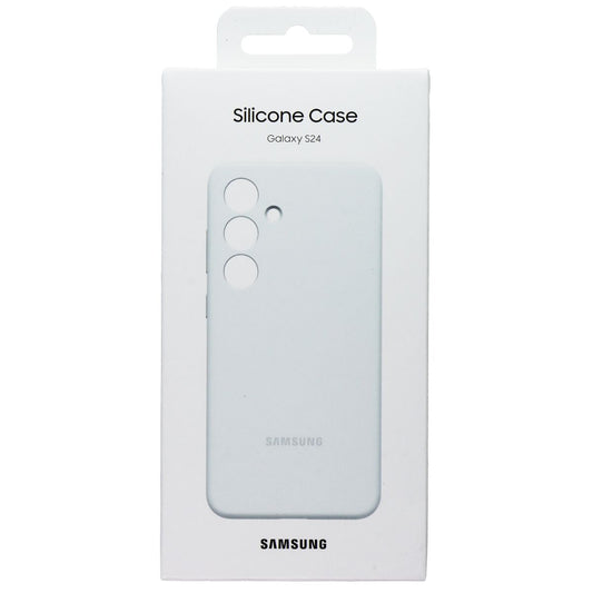 Samsung Official Silicone Case for Samsung Galaxy S24 - White (EF-PS921TWE) Cell Phone - Cases, Covers & Skins Samsung    - Simple Cell Bulk Wholesale Pricing - USA Seller