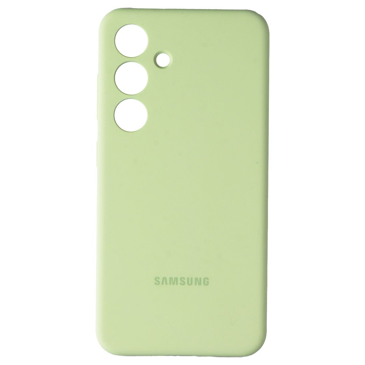 Samsung Silicone Case for Samsung Galaxy S24 - Light Green Lime (EF-PS921TGEGCA) Cell Phone - Cases, Covers & Skins Samsung    - Simple Cell Bulk Wholesale Pricing - USA Seller