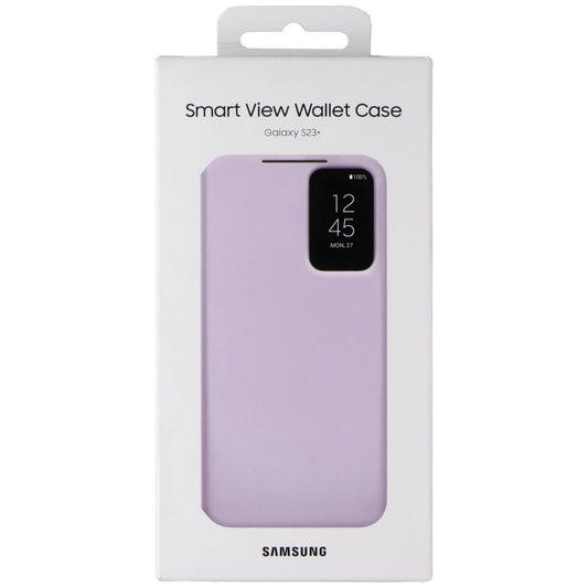 Samsung Smart View Wallet Case for Galaxy S23+ (Plus) - Lavender Cell Phone - Cases, Covers & Skins Samsung    - Simple Cell Bulk Wholesale Pricing - USA Seller