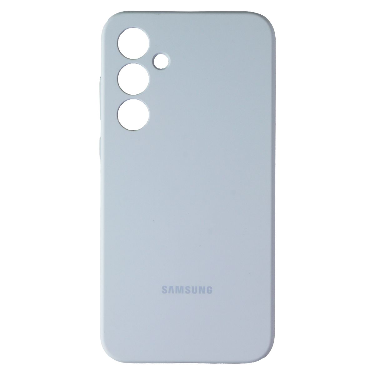 Samsung Official Silicone Case for Galaxy A35 5G - Light Blue Cell Phone - Cases, Covers & Skins Samsung - Simple Cell Bulk Wholesale Pricing - USA Seller