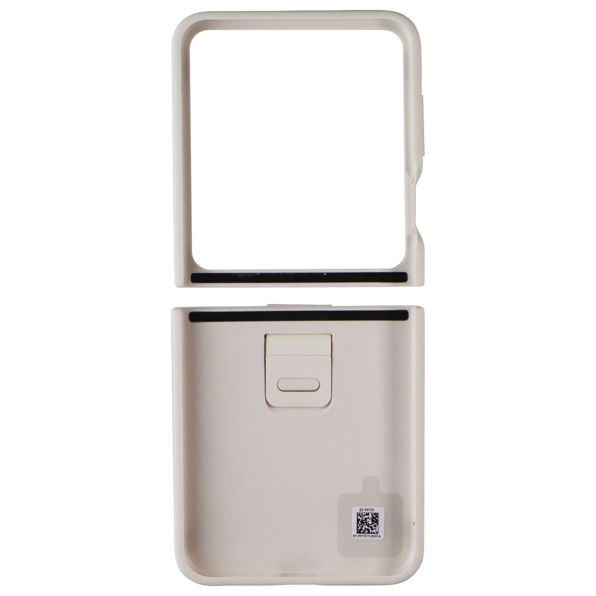 SAMSUNG Official Silicone Cover Case with Ring for Galaxy Z Flip5 - Cream Cell Phone - Cases, Covers & Skins Samsung - Simple Cell Bulk Wholesale Pricing - USA Seller