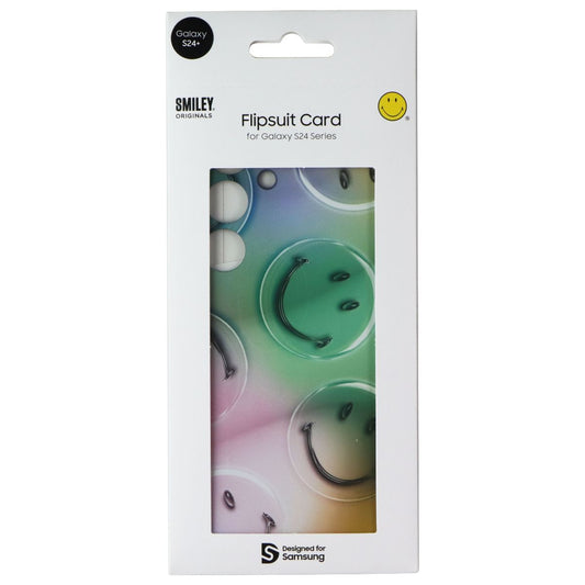 Samsung Interactive Flipsuit Card for Galaxy S24 Plus - Smiley Bubble / Green Cell Phone - Cases, Covers & Skins Samsung - Simple Cell Bulk Wholesale Pricing - USA Seller