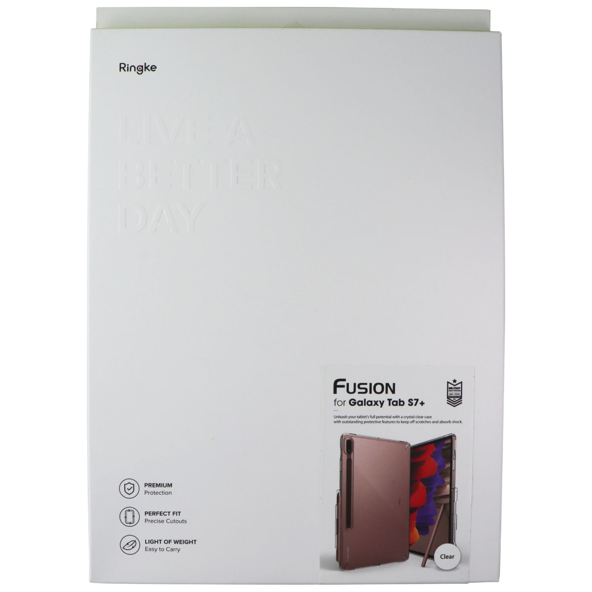 Ringke Fusion Case for Samsung Galaxy Tab (S7+) Plus - Clear iPad/Tablet Accessories - Cases, Covers, Keyboard Folios Ringke - Simple Cell Bulk Wholesale Pricing - USA Seller