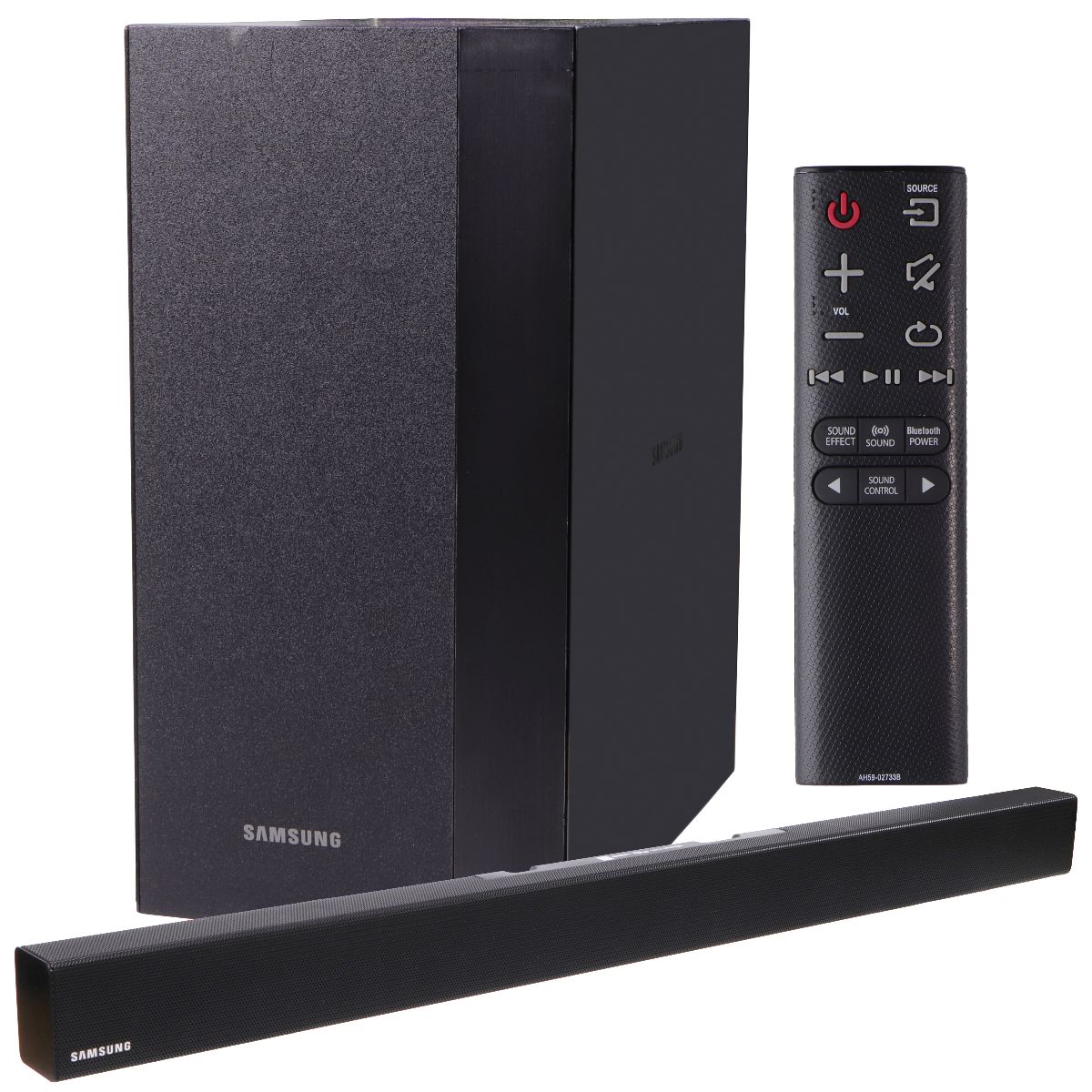 Samsung (PS-WK450) Subwoofer and (HW-KM45C) Soundbar Theater System w/Remote Home Multimedia - Home Theater Systems Samsung    - Simple Cell Bulk Wholesale Pricing - USA Seller