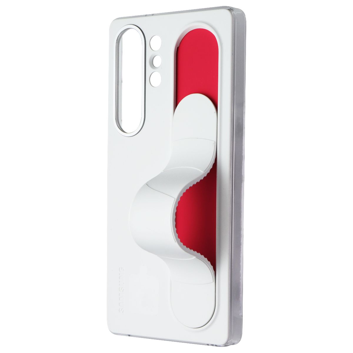 Samsung Official Standing Grip Case for Galaxy S25 Ultra - White Cell Phone - Cases, Covers & Skins Samsung - Simple Cell Bulk Wholesale Pricing - USA Seller