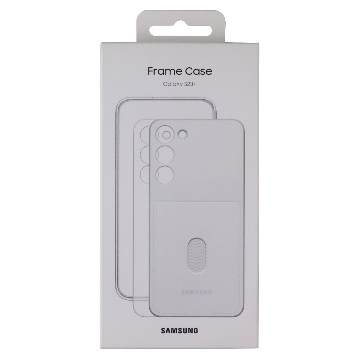 Samsung Official Frame Case with Two Inserts for Galaxy S23+ (Plus) - White Cell Phone - Cases, Covers & Skins Samsung - Simple Cell Bulk Wholesale Pricing - USA Seller