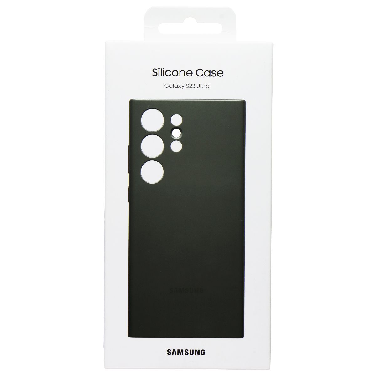 Samsung Silicone Case for Galaxy S23 Ultra - Green Cell Phone - Cases, Covers & Skins Samsung    - Simple Cell Bulk Wholesale Pricing - USA Seller