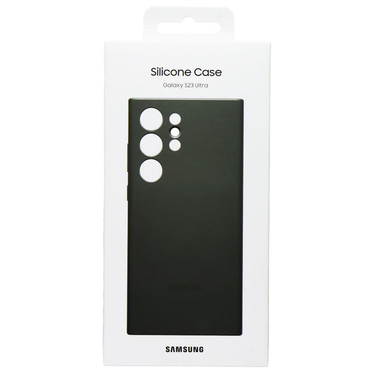 Samsung Silicone Case for Galaxy S23 Ultra - Green Cell Phone - Cases, Covers & Skins Samsung    - Simple Cell Bulk Wholesale Pricing - USA Seller